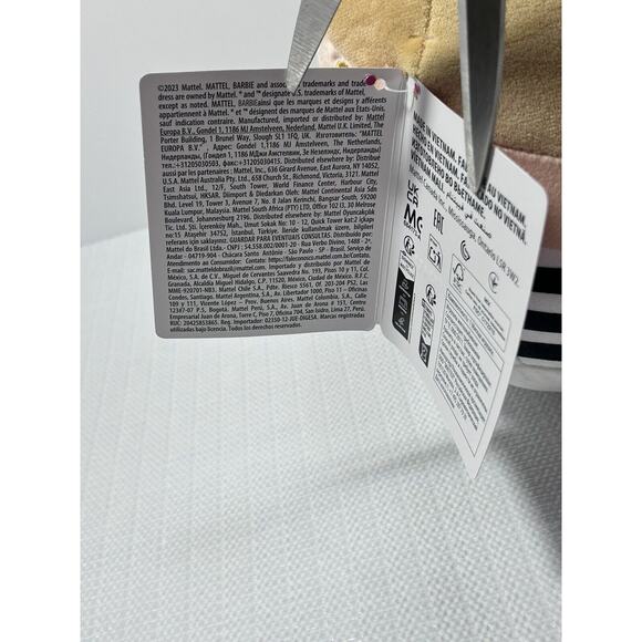 Barbie Cuutopia 10'' Plush with Black & White Striped Swimsuit Outfit HXY25 NWT - Picture 12 of 14